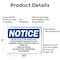 Signmission Co-Pay Is Due At The Time Of Visit Please, 10 in W x Rectangle, Aluminum OS-2PACK-NS-A-710-L-10834 - alternate 7